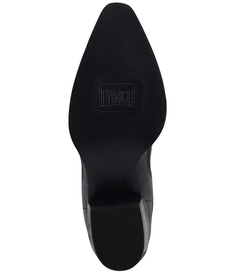 Dingo Walk West Leather Suede Fringe Western Tall Boots