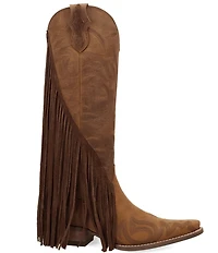Dingo Walk West Leather Suede Fringe Western Tall Boots