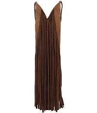 Dingo Walk West Leather Suede Fringe Western Tall Boots
