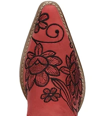 Dingo Western Swing Leather Floral Embroidered Tall Western Boots