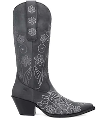Dingo Western Swing Leather Floral Embroidered Tall Western Boots