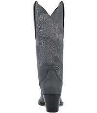 Dingo Western Swing Leather Floral Embroidered Tall Western Boots
