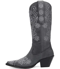 Dingo Western Swing Leather Floral Embroidered Tall Western Boots