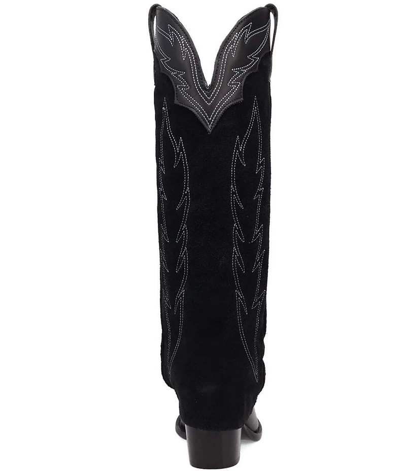 Dingo Wild Fire Suede Cuffed Tall Western Boots