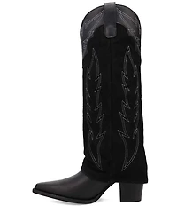 Dingo Wild Fire Suede Cuffed Tall Western Boots