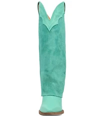 Dingo Wild Fire Suede Cuffed Tall Western Boots