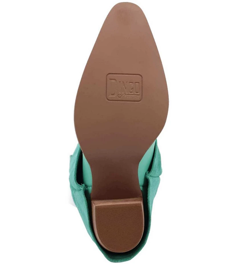 Dingo Wild Fire Suede Cuffed Tall Western Boots