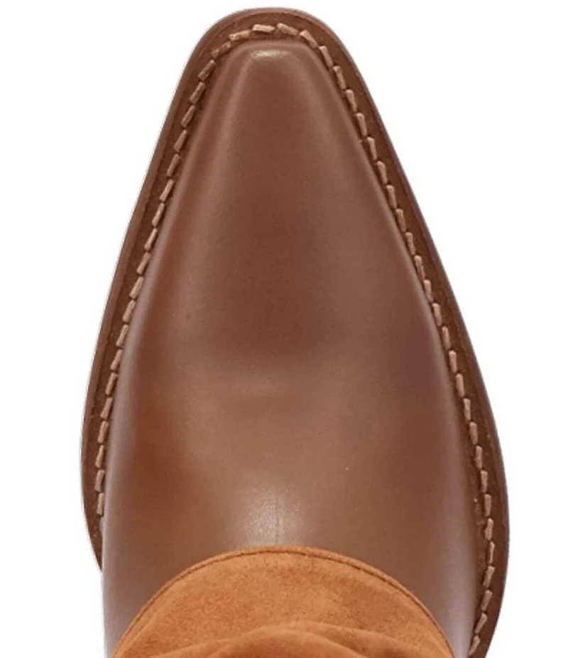 Dingo Wild Fire Suede Cuffed Tall Western Boots