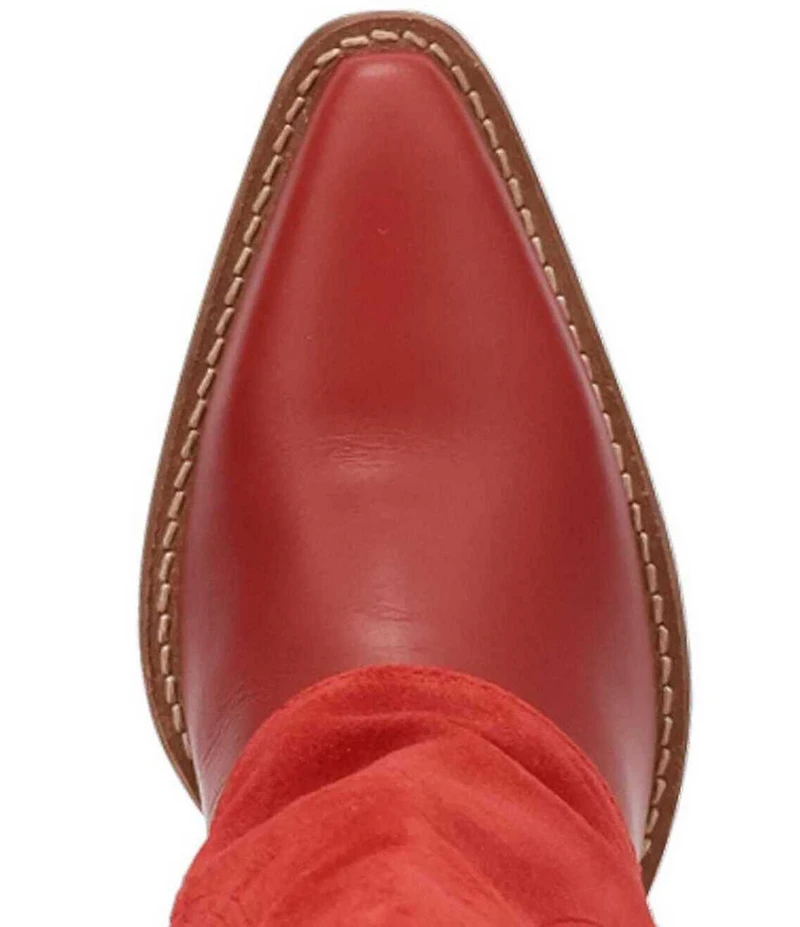 Dingo Wild Fire Suede Cuffed Tall Western Boots