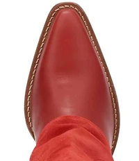 Dingo Wild Fire Suede Cuffed Tall Western Boots