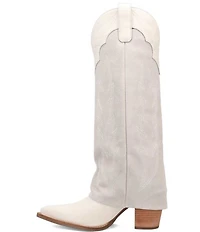 Dingo Wild Fire Suede Cuffed Tall Western Boots