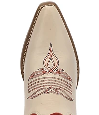 Dingo Wild N' Free Patriotic Leather and Suede Fringe Western Booties
