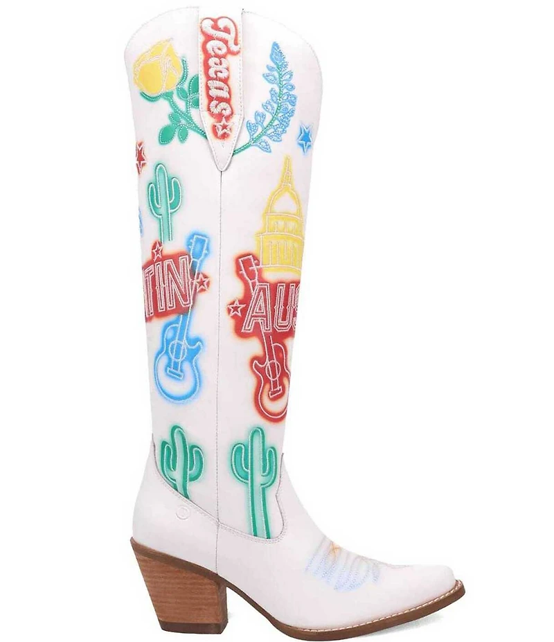 Dingo Women's Austin Embroidered Tall Western Boots