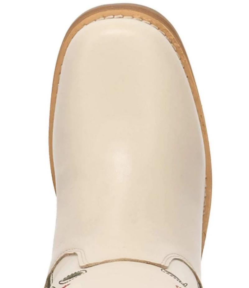 Dingo Women's Bloom Leather Floral Embroidery Tall Boots