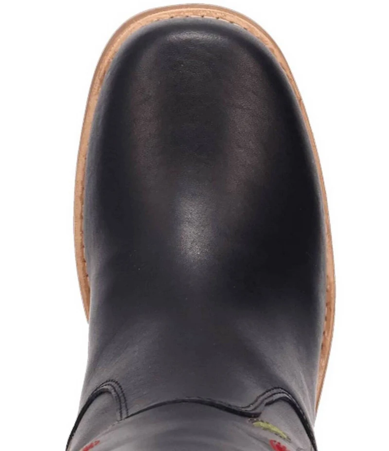 Dingo Women's Bloom Leather Floral Embroidery Tall Boots