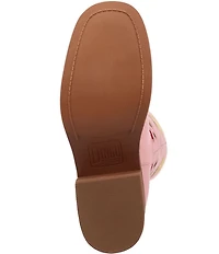 Dingo Women's Bloom Leather Floral Embroidery Tall Boots