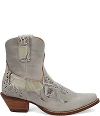 Dingo Women's Cobra Kiss Snake Embossed Leather Western Booties