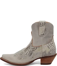 Dingo Women's Cobra Kiss Snake Embossed Leather Western Booties