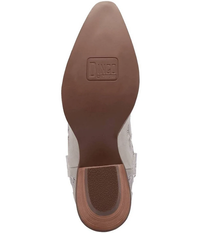 Dingo Women's Cobra Kiss Snake Embossed Leather Western Booties