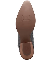 Dingo Women's Cobra Kiss Snake Embossed Leather Western Booties