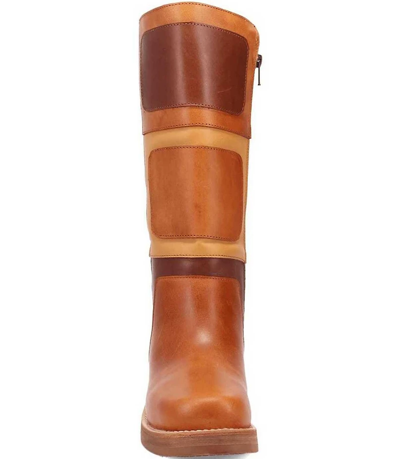Dingo Women's Patches Tonal Patchwork Tall Boots