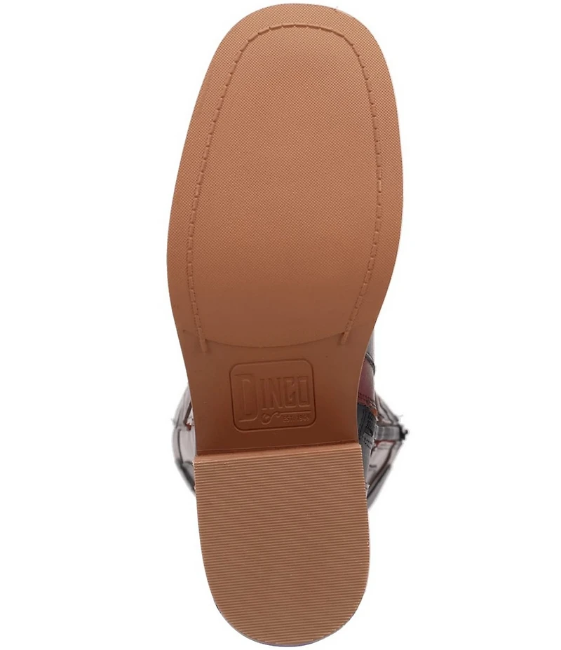 Dingo Women's Patches Tonal Patchwork Tall Boots