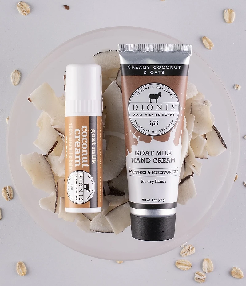 Dionis Coconut Lip & Hand Cream Set