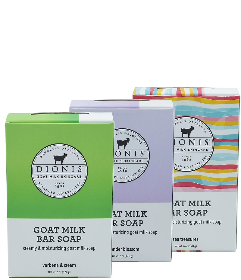 Dionis Fresh & Floral Goat Milk Bar Soap Bundle