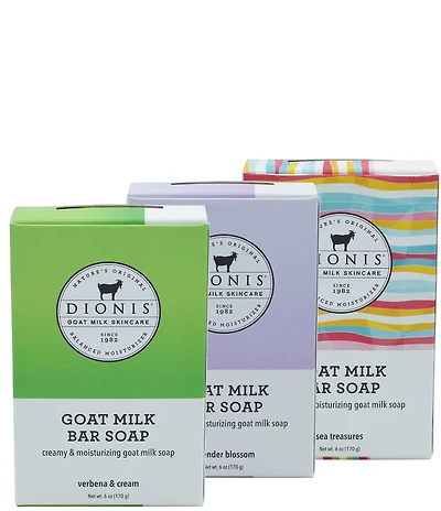Dionis Fresh & Floral Goat Milk Bar Soap Bundle