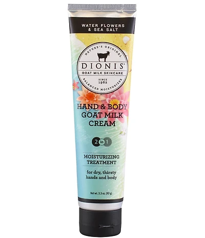 Dionis Water Flowers & Sea Salt Hand & Body Goat Milk Cream