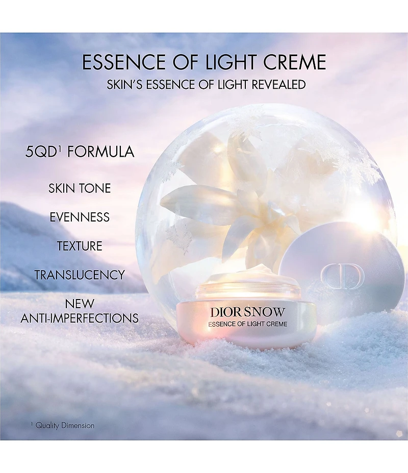 Dior Dior Snow Essence of Light Creme Moisturizing Brightening Cream for Face and Neck