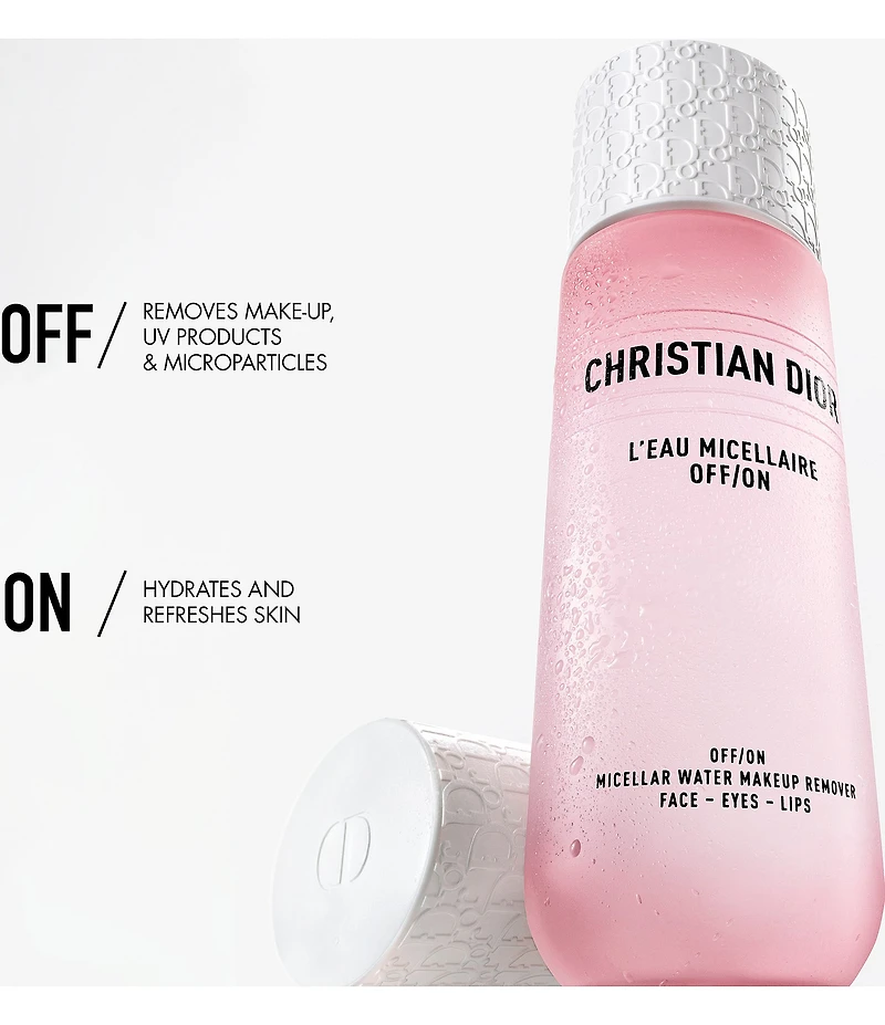 Dior L'Eau Micellaire OFF/ON Micellar Water Makeup Remover for Face, Eyes and Lips