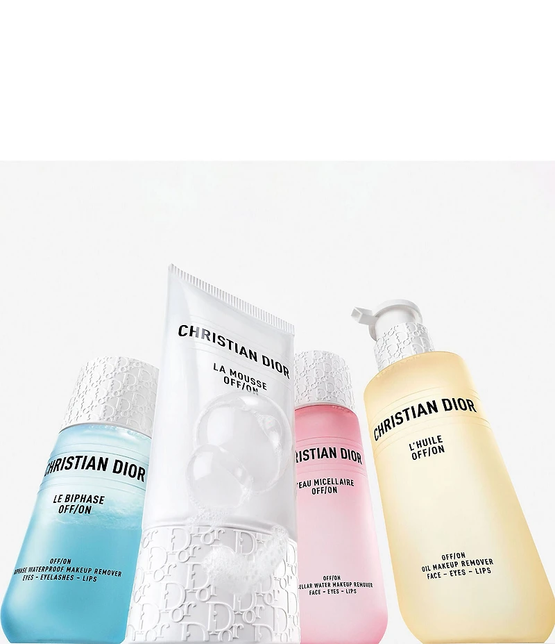 Dior L'Huile OFF/ON Cleansing Oil Makeup Remover for Face, Eyes, and Lips