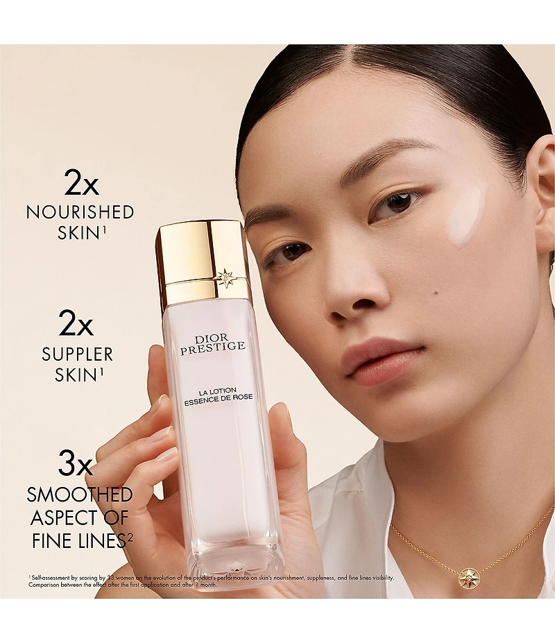 Dior Prestige La Lotion Essence de Rose-Revitalizing and Hydrating Lotion for Face and Neck