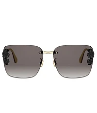 Dior Women's Dior Clover S2U 62mm Square Sunglasses