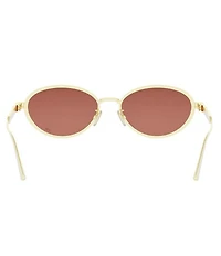Dior Women's DiorCannage R1U 53mm Mirror Oval Sunglasses