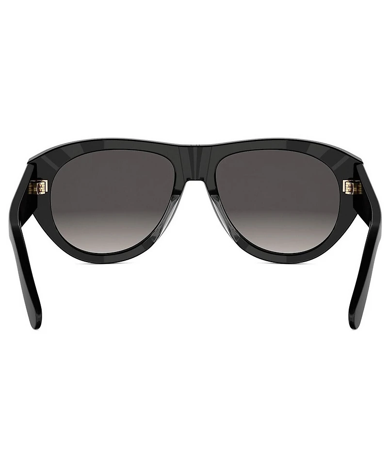 Dior Women's DiorGlow A1I 55mm Aviator Sunglasses