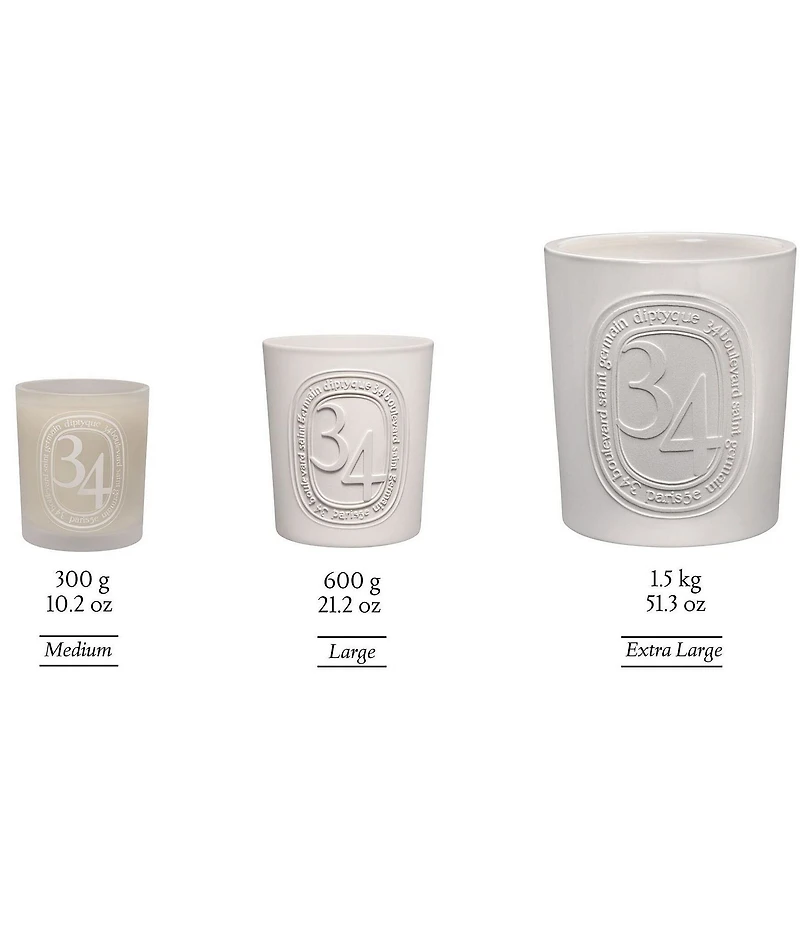 DIPTYQUE 34 Boulevard Saint-Germain Candle