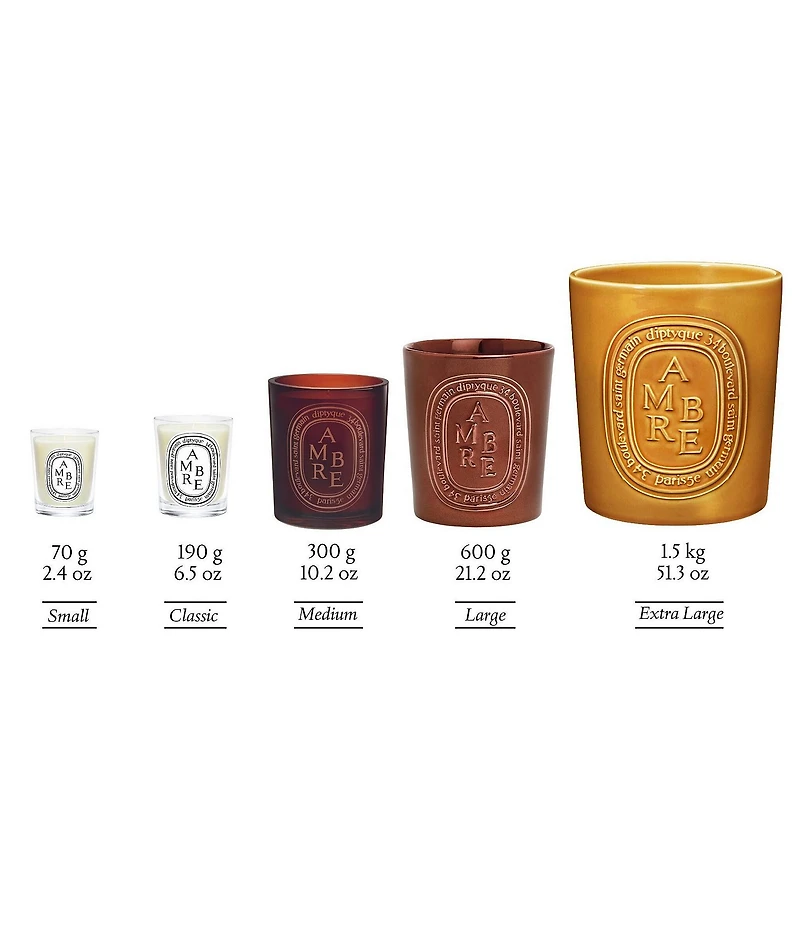 DIPTYQUE Ambre (Amber) Classic Candle
