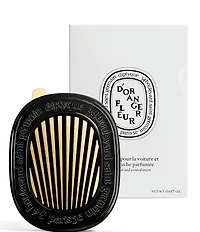 DIPTYQUE Fleur d'Oranger (Orange Blossom) Car Fragrance Diffuser and Insert Set