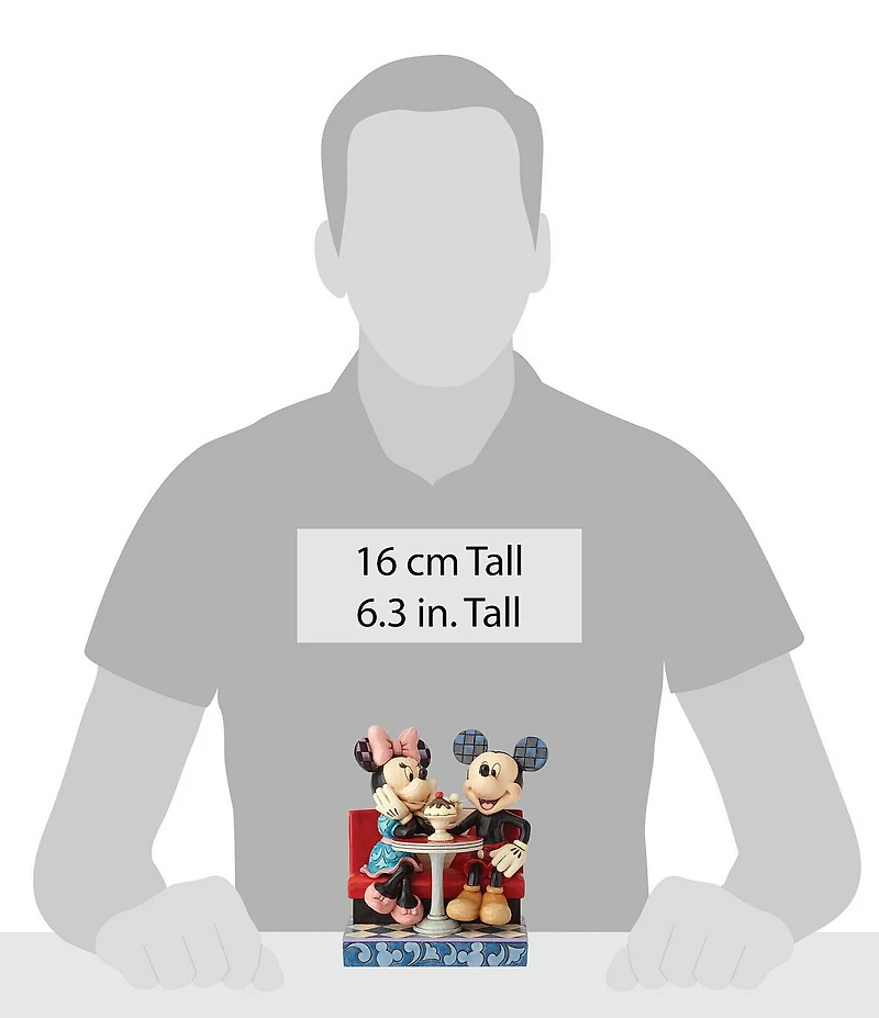 Disney Traditions by Jim Shore Mickey and Minnie Soda Shop Figurine
