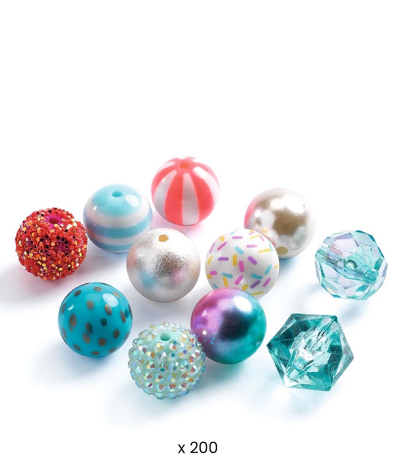 Djeco Bubble Beads Bracelet Making Kit - Silver