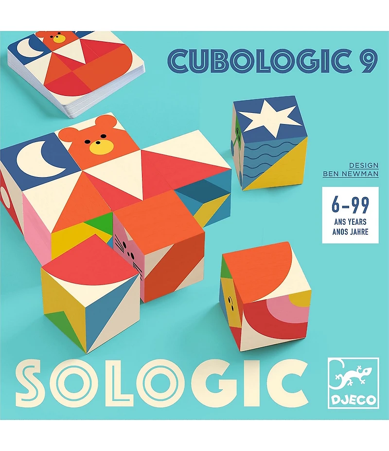 Djeco Cubologic 9 Sologic Game