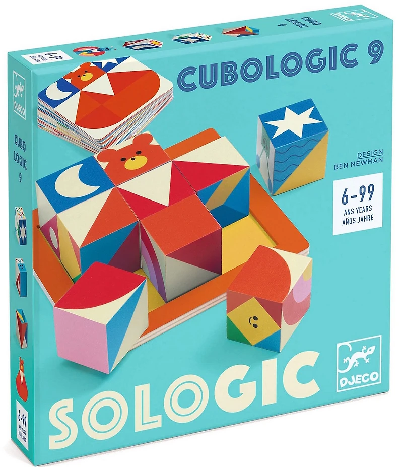 Djeco Cubologic 9 Sologic Game