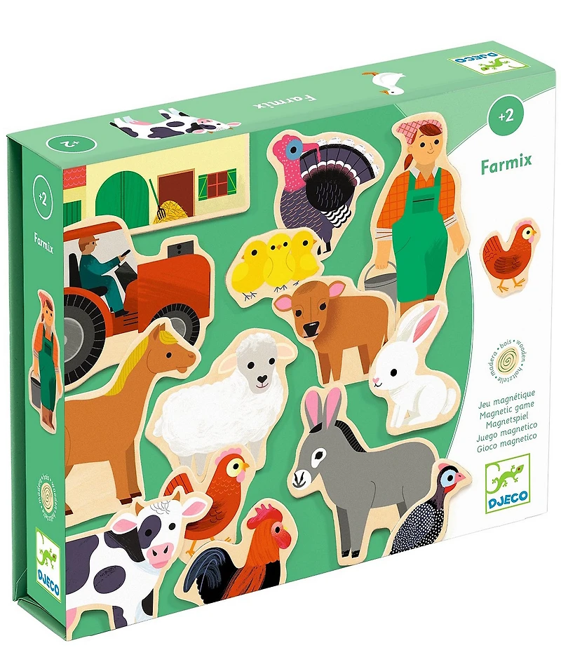 Djeco Educational Wooden Magnets