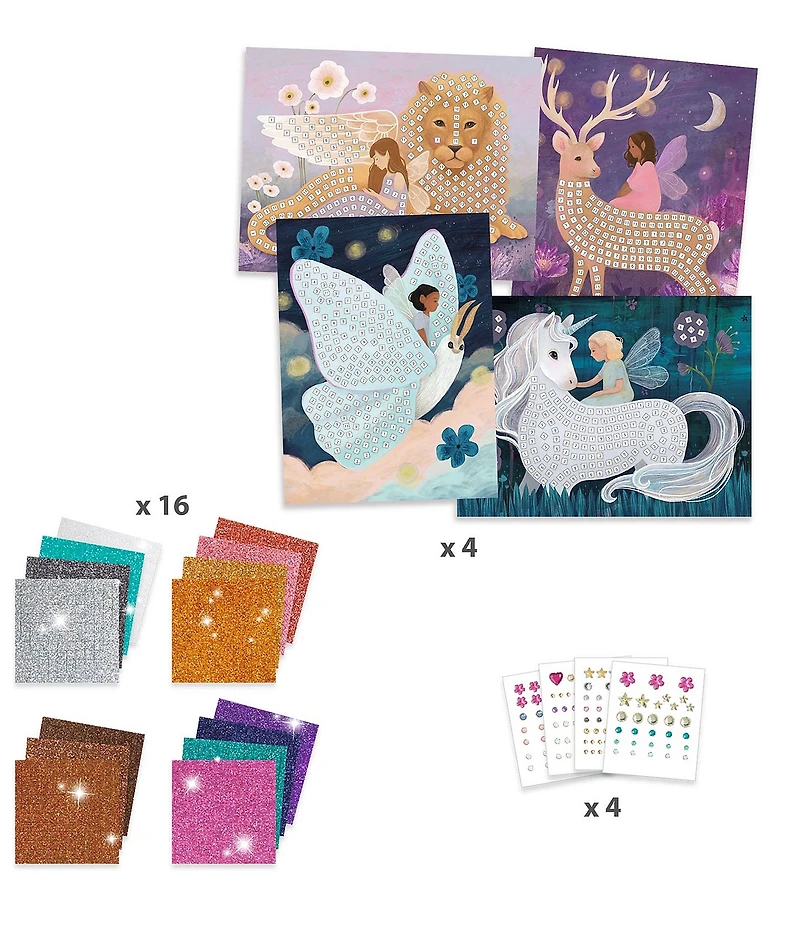 Djeco Enchanted World Mosaic Arts & Craft Kit