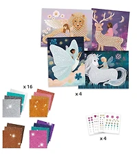Djeco Enchanted World Mosaic Arts & Craft Kit
