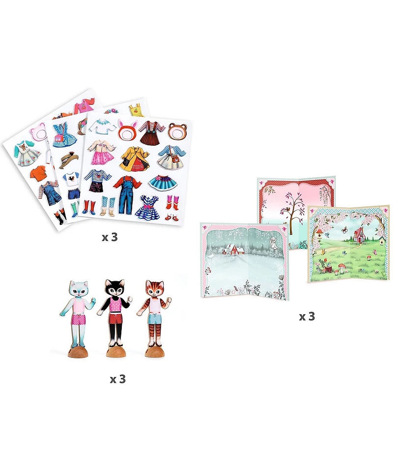 Djeco Little Wardrobe Collage Craft Kit