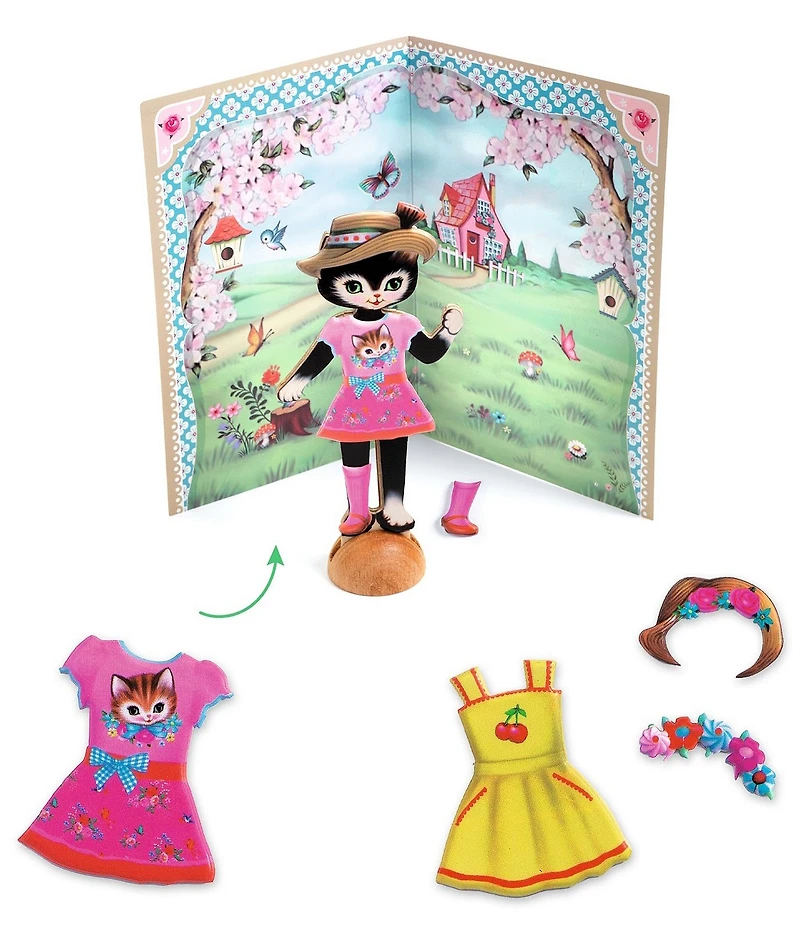 Djeco Little Wardrobe Collage Craft Kit