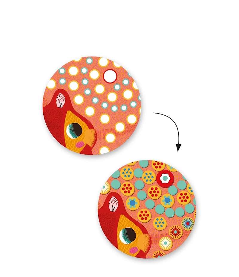 Djeco Millefiori Sticker Mosaic Collage Craft Kit